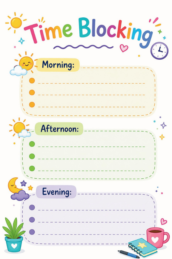 Daily Productivity & Self-Care Journal Printable