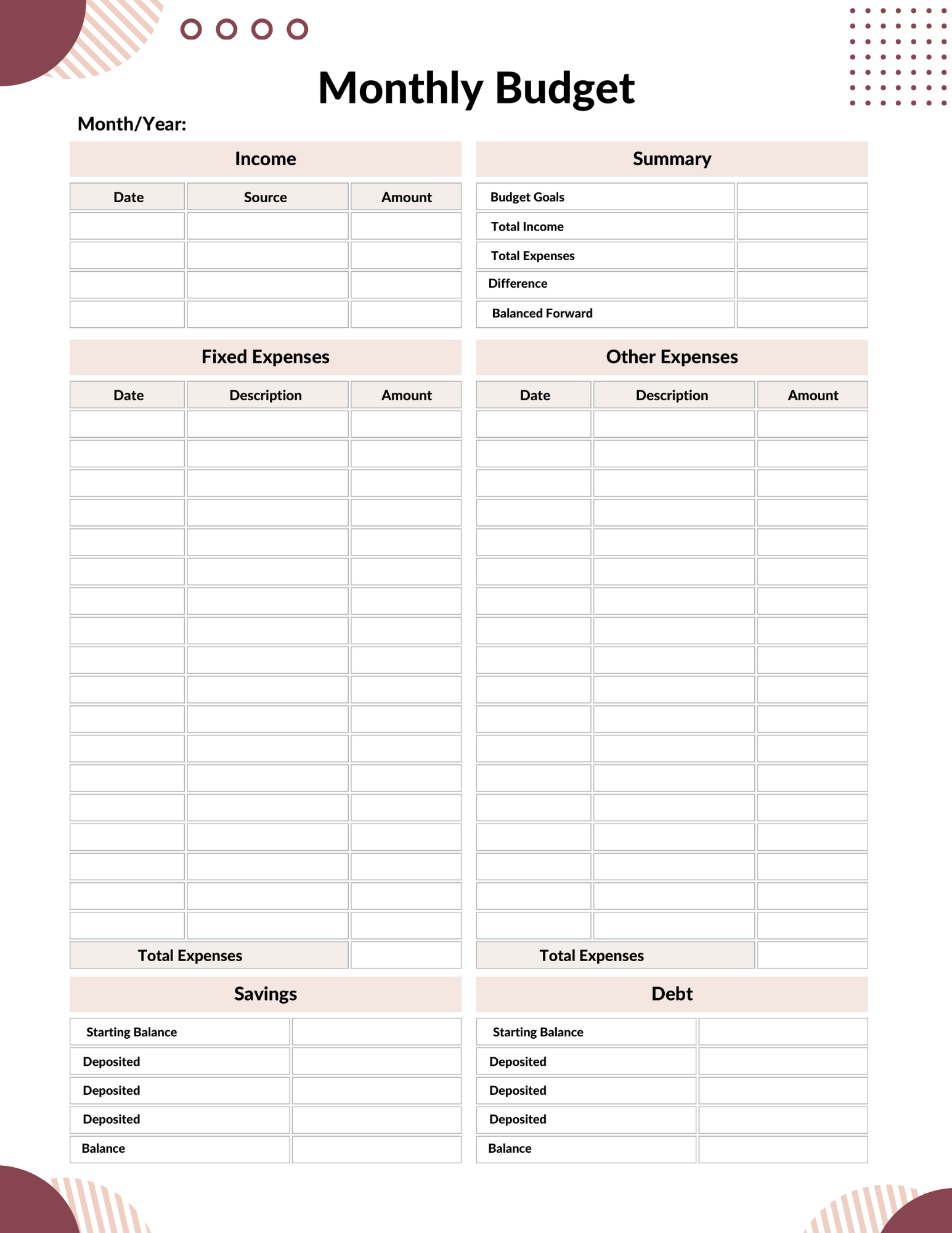 Ultimate Budget Planner Bundle