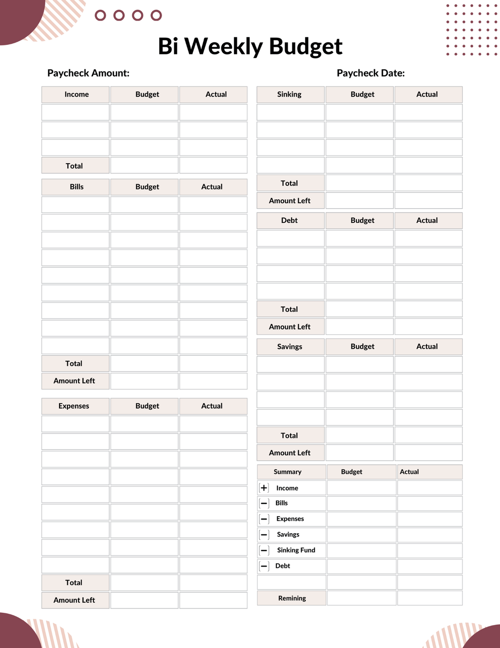 Ultimate Budget Planner Bundle