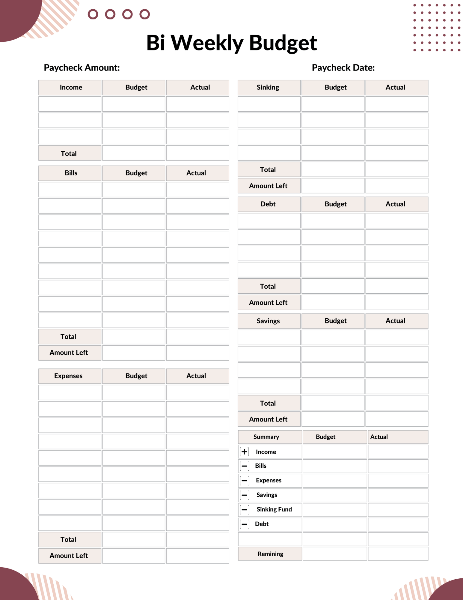 Ultimate Budget Planner Bundle