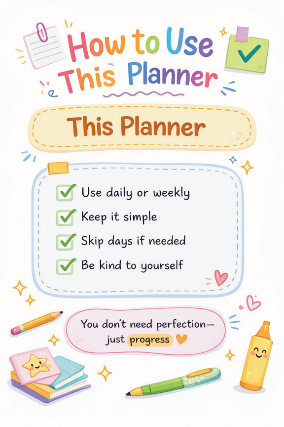 Daily Productivity & Self-Care Journal Printable