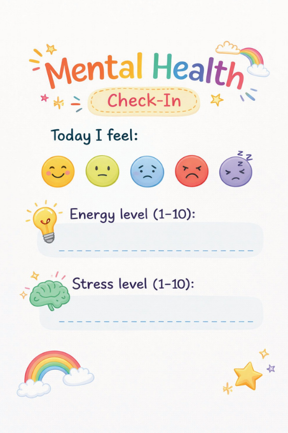 Daily Productivity & Self-Care Journal Printable