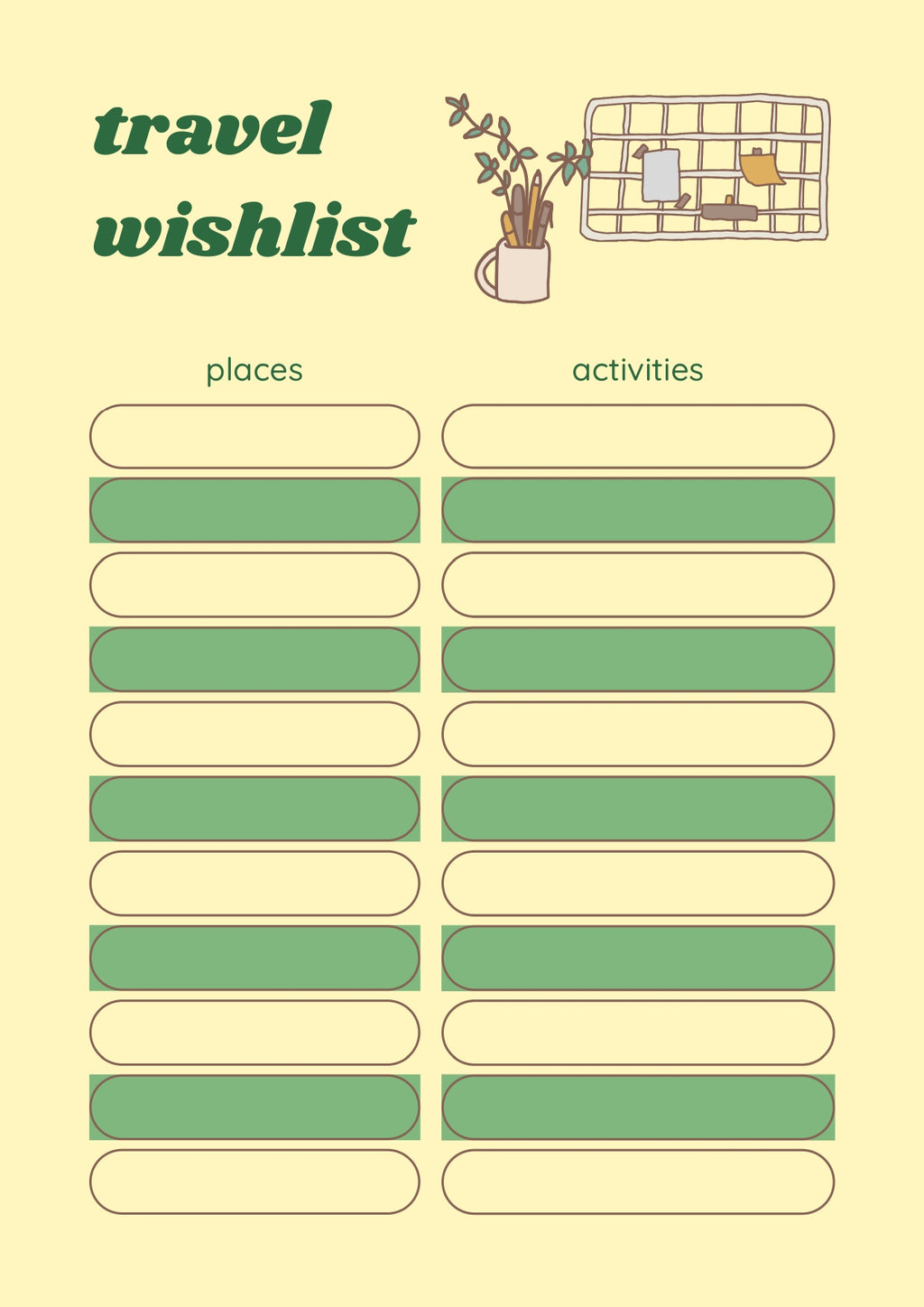 Aesthetic Daily Planner Printable PDF | Digital Daily Planner, To Do List, Productivity Planner, Instant Download