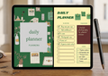 Aesthetic Daily Planner Printable PDF | Digital Daily Planner, To Do List, Productivity Planner, Instant Download